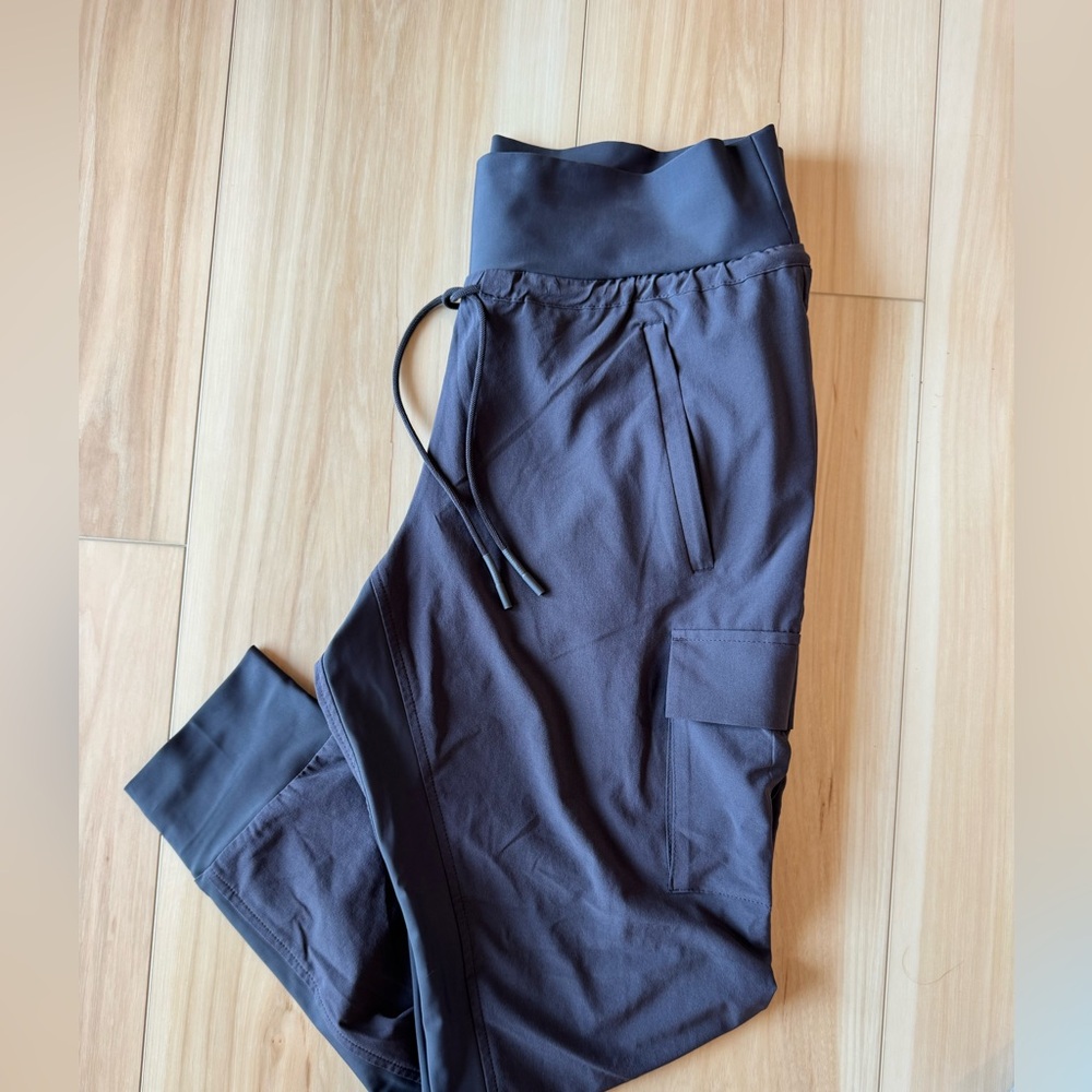 Athleta high rise gray joggers
